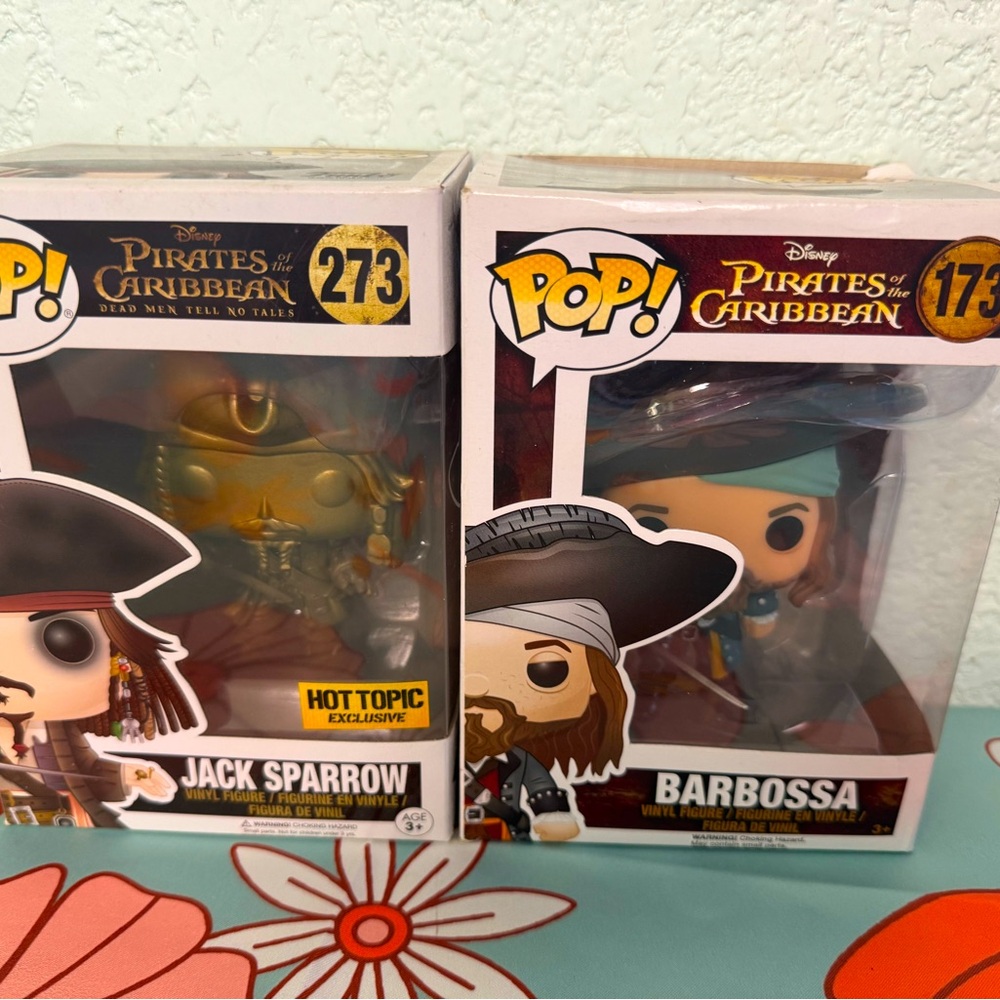 Pirates of the Caribbean Funko pops